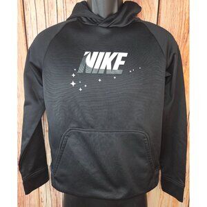 Nike Therma-Fit Polyester Kid's Black Hoodie Large